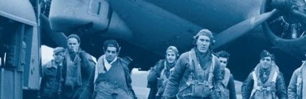 From the cover of Donald L. Miller's Masters of the Air: America's Bomber Boys Who Fought the Air War Against Nazi Germany.